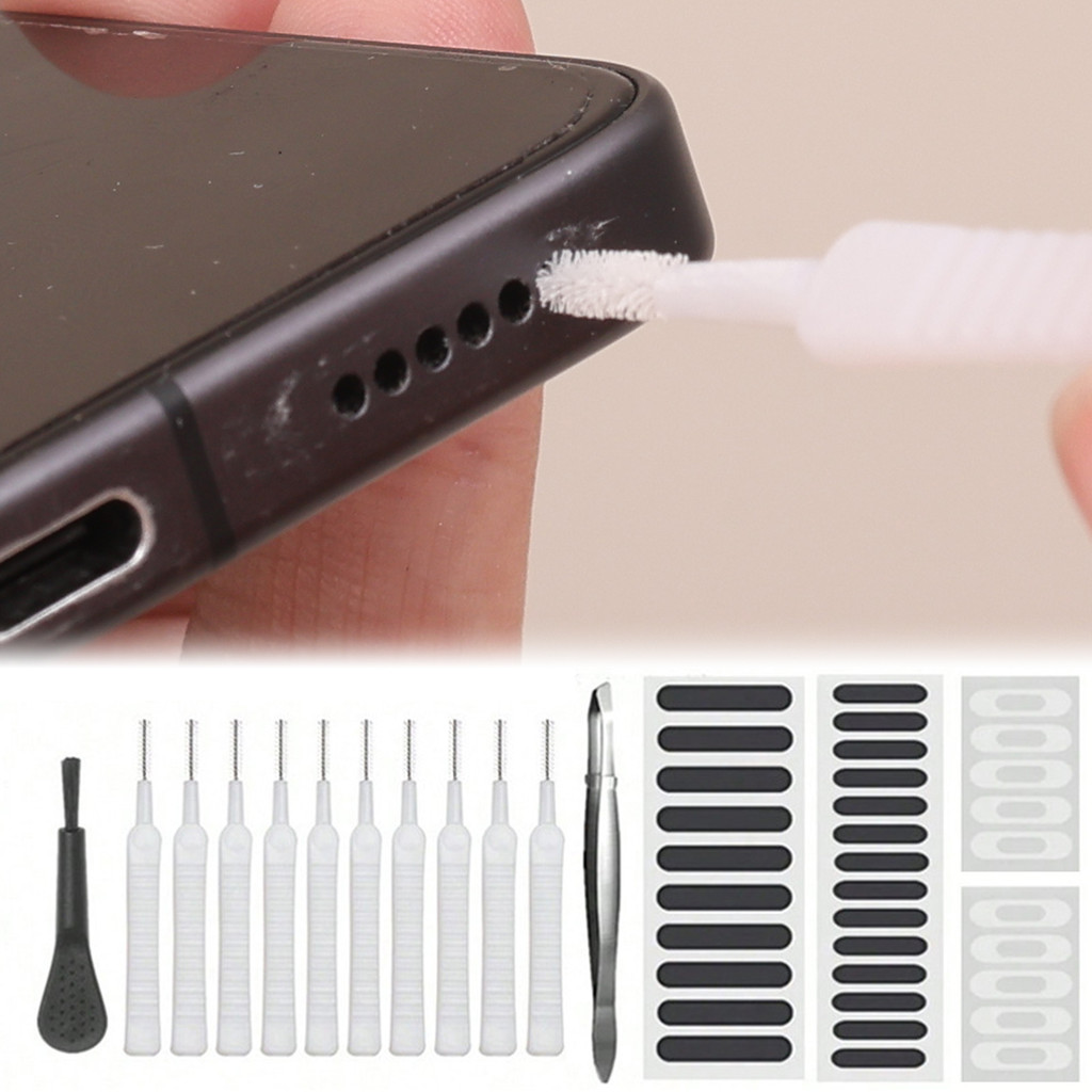 1 Conjunto De Kit De Limpeza De Porta De Carregamento Portátil Tipo C Para Celular Universal Interface De Carga De Alto-