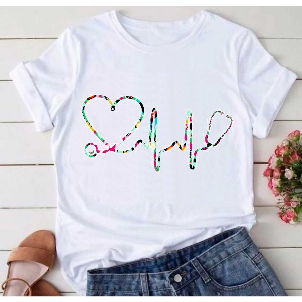 Camisa Tecnico de Enfermagem Enfermeira Enf Blusa 65 T-Shirt Camiseta  Blusa  Unissex DR