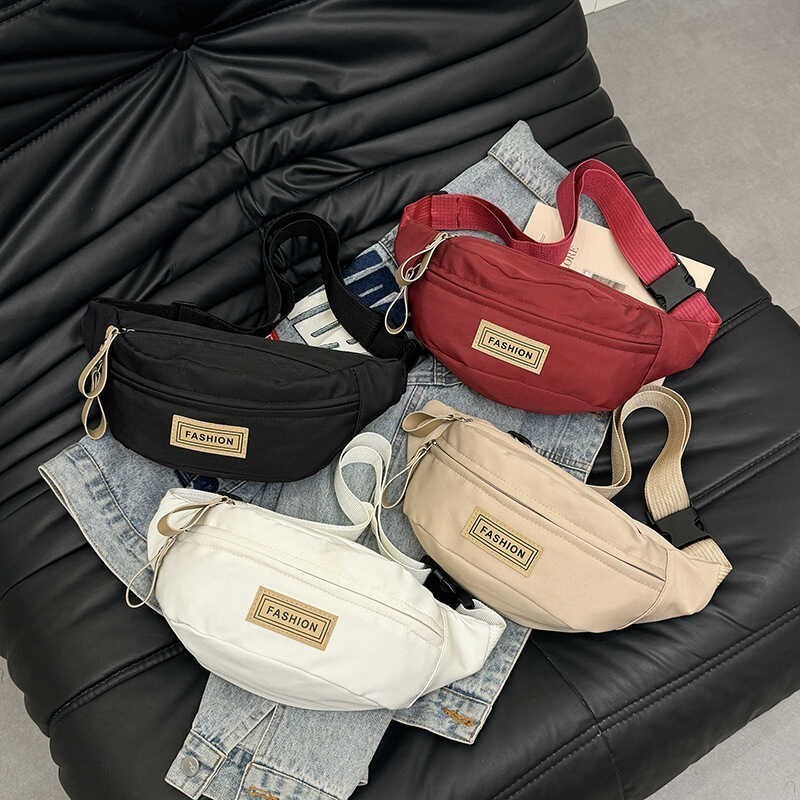 Bolsa de peito esportiva feminina 2025 lazer passeio multifuncional bolsa de cintura transversal