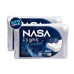 Kit 2 Travesseiros Nasa Light Cervical Sonos Casal