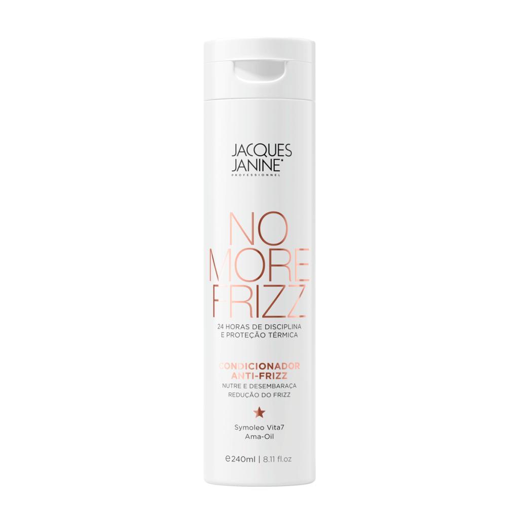 Detalhes do Kit Jacques Janine No More Frizz Tratamento Completo Nutrição e Maciez