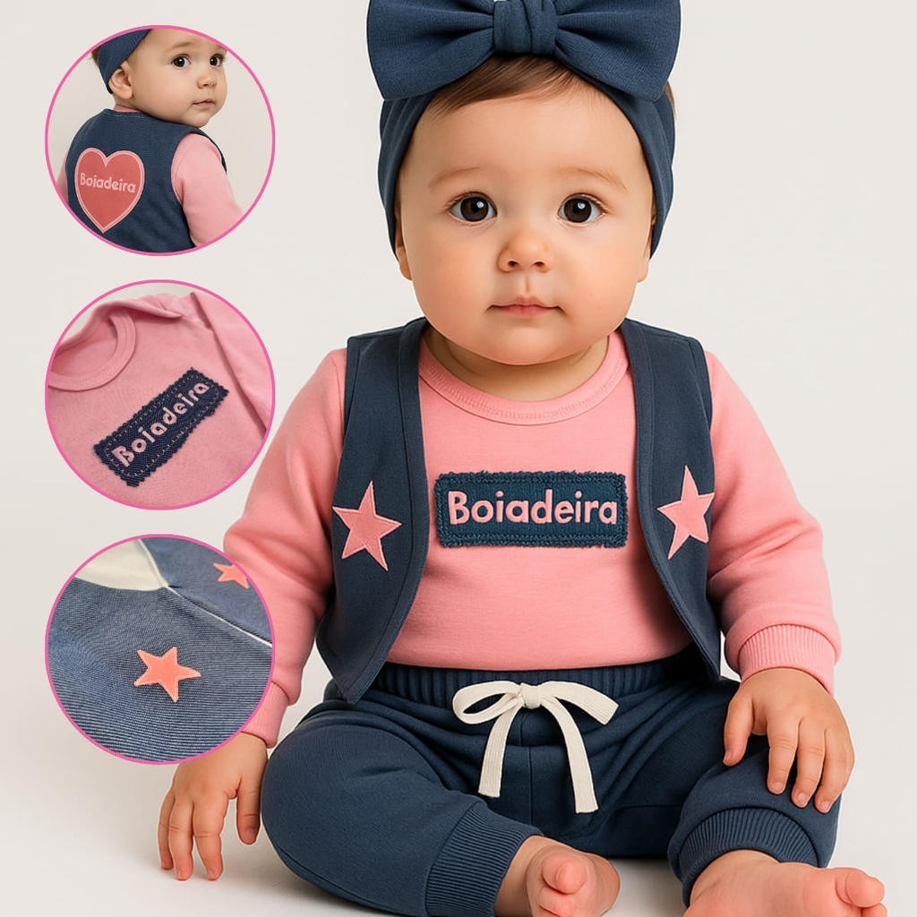 Conjuntinho de Bebê Feminino: Onde Comprar | BuscaProdutos