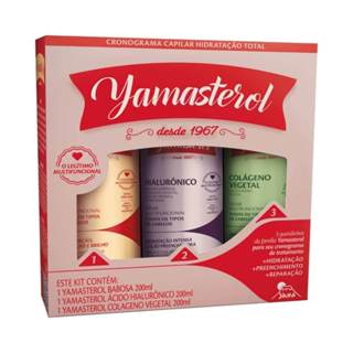 Kit Yamasterol Cronograma Capilar Hidratação Total em Oferta na Shopee