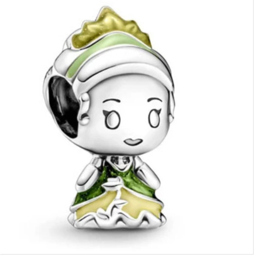 Berloque Diana A princesa e o Sapo Prata
