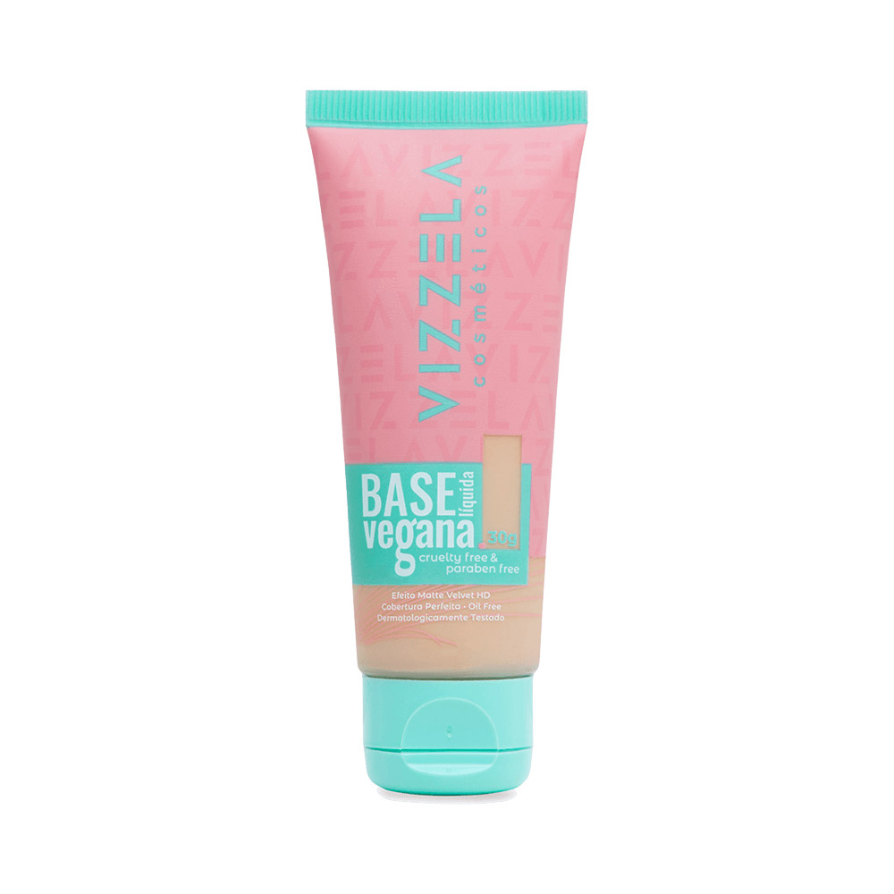Base Líquida Vegana Vizzela Cor 03 30g