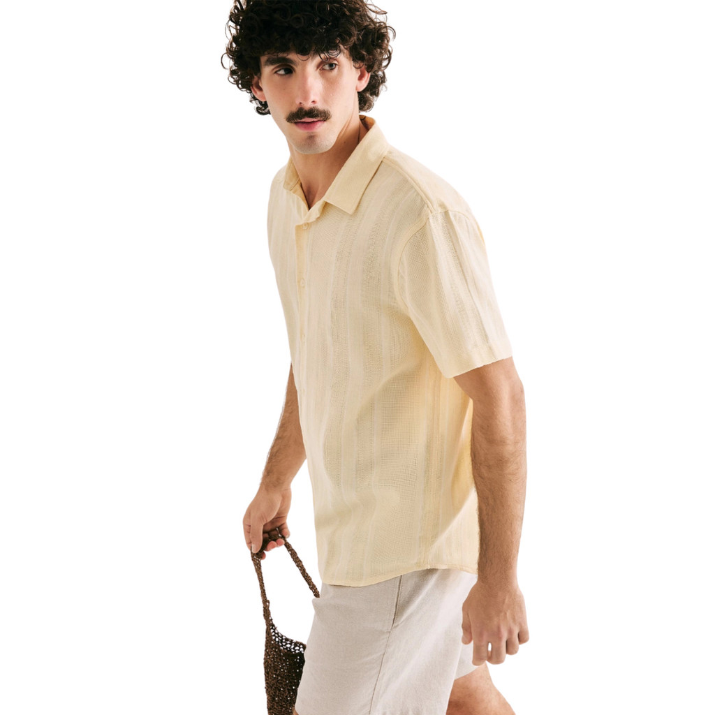 Camisa Hering Masculina Comfort Listrada