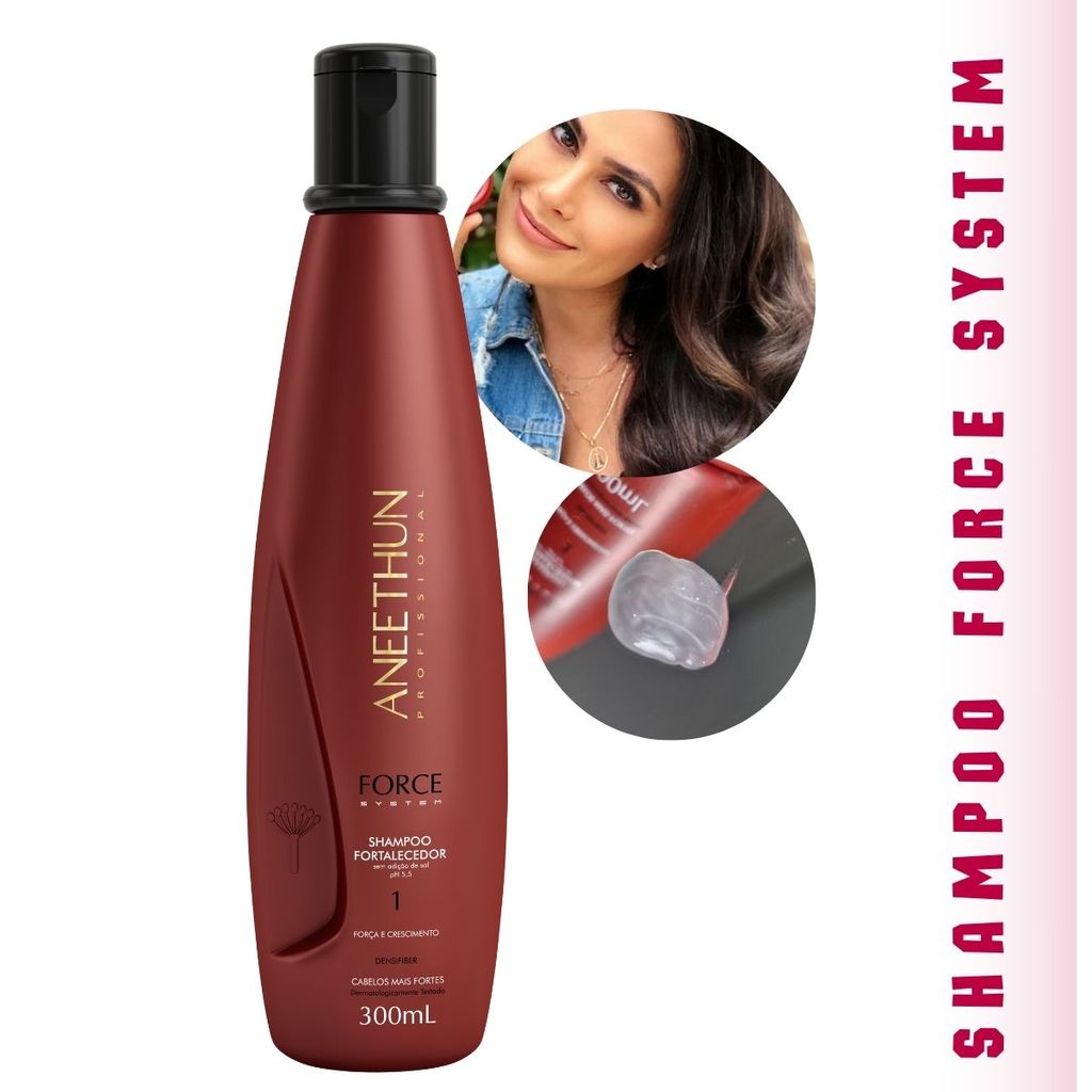 SHAMPOO FORTALECEDOR FORCE CRESCIMENTO ANEETHUN 300ML