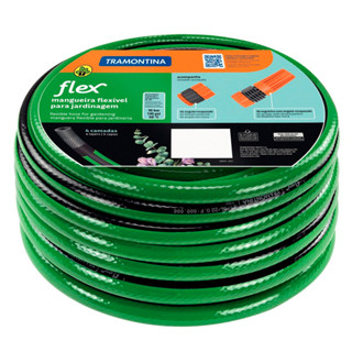 Mangueira de Jardim Flexível 25 Metros Tramontina Original em PVC em Oferta na Shopee