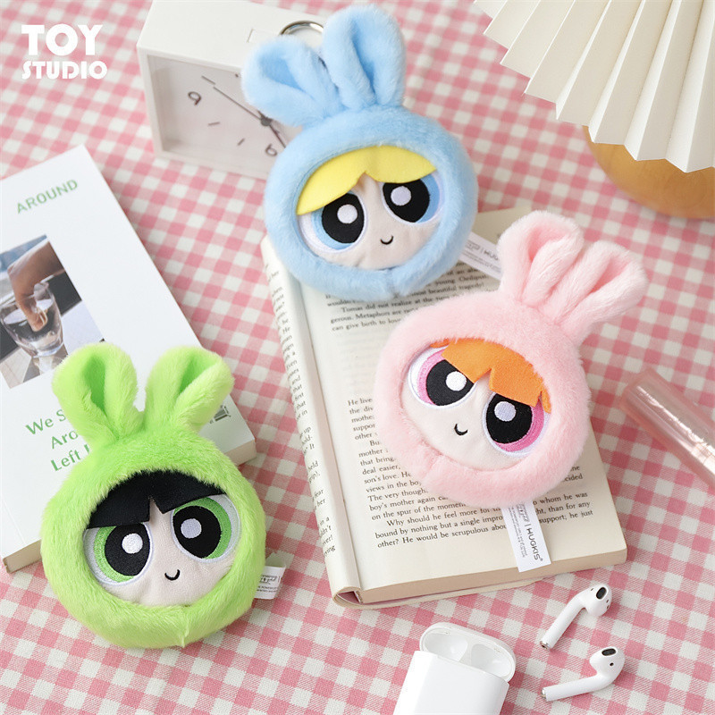 Bolsa de Fones de Ouvido das Meninas Superpoderosas, Bolsa de Moedas de Pelúcia, Bolsa de…