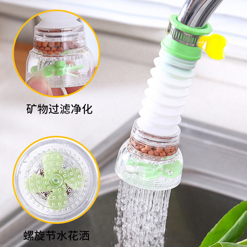 Bico anti-respingo para torneira de cozinha, extensor universal de chuveiro para água da torneira, purificador de água r