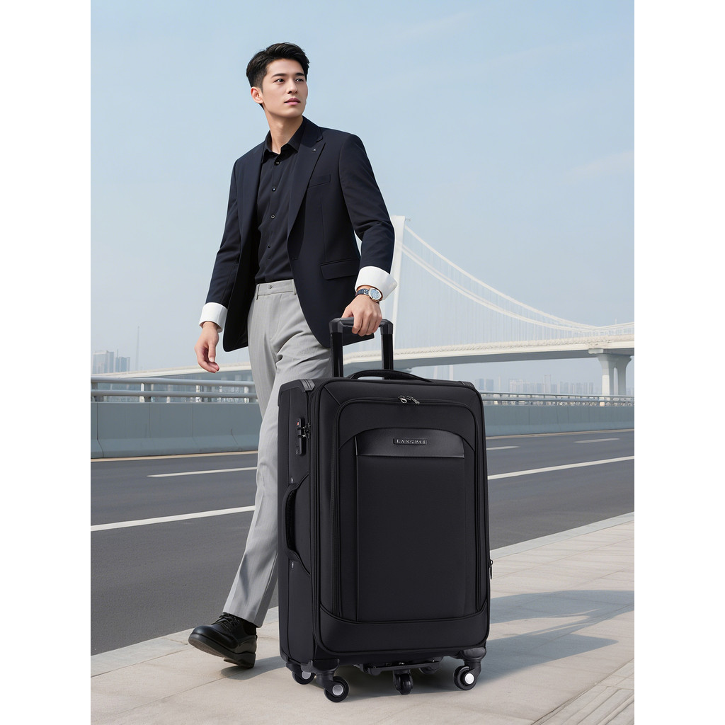 Super grande capacidade 5 rodas trole caso 93cm 87cm 80cm viagem Check-In bagagem Oxford pano no exterior