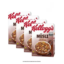 Combo Musli Chocolate Kelloggs 270g 4 unidades