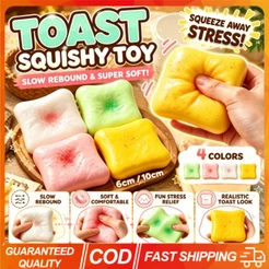 Simulação Creme Torrada Squeeze Toy Ultra Macio Lento Subindo Squishy Comida Realista Alívio Do Estresse Fidget Br
