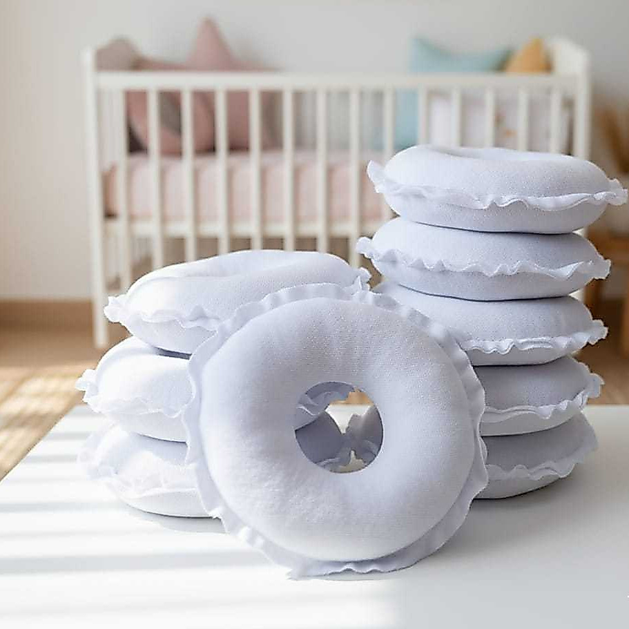 Kit Rosquinhas de Amamentação  Lavável  Protetor de Seio Reutilizável 100% Algodão