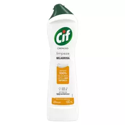Multiuso CIF Cremoso Limpeza Milagrosa Laranja 450 ml
