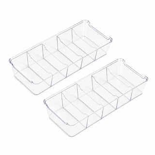 Kit 02 Colmeia Organizadora De Gavetas Acrílico Divisória Armário Bebe Casa Toalha