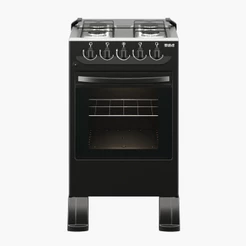 Fogão 4 Bocas Braslar New Sirius Manual Mesa Inox Forno Easy Clean Preto