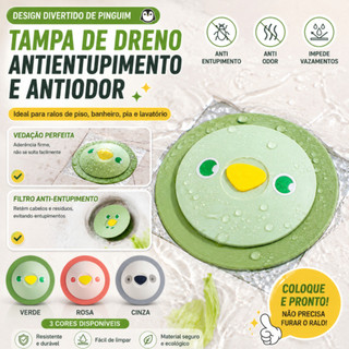 tampa Filtro - De Drenagem De Pia Da Cozinha Estilo De DesenhoAnti-odour Capa Para Ralo De Chão Banheiro Multiuso Uso