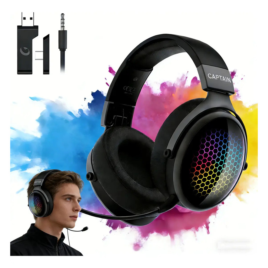 Headset Gamer Sem Fio Bluetooth PS5 Olafvi