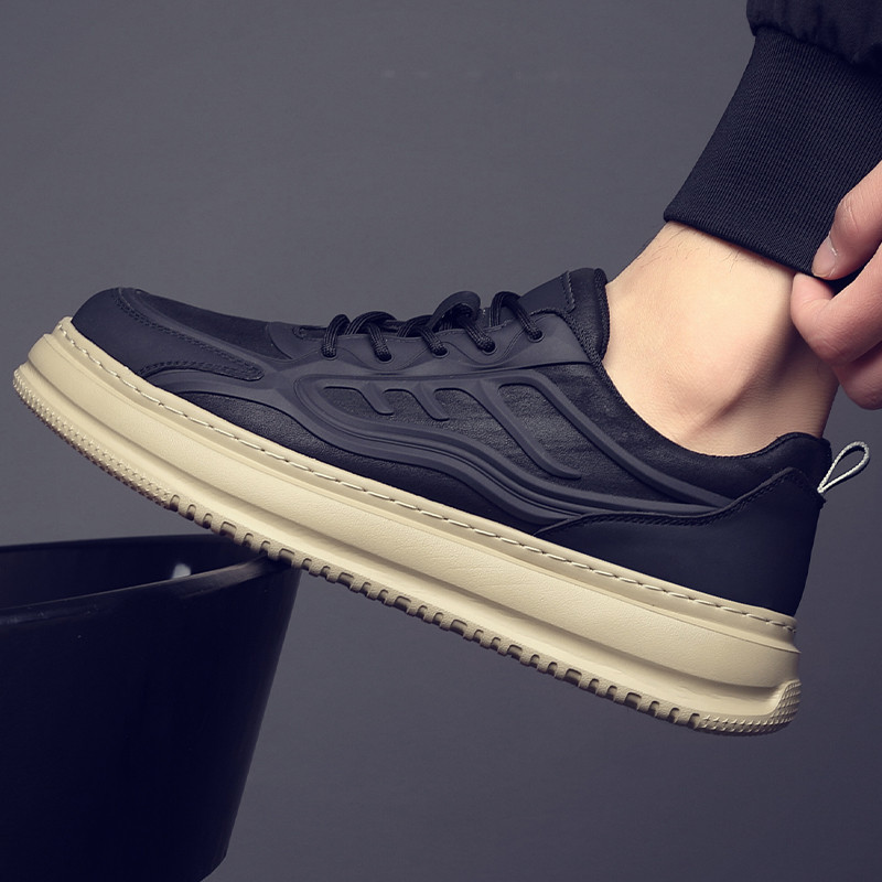 Sapatos masculinos primavera verão estilo 2025 novo estilo sapatos casuais masculinos tênis Retro rufião bonito sapatos