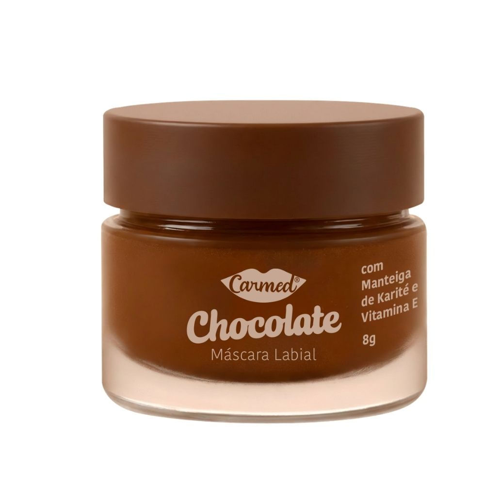 Máscara Hidratante Labial Carmed Chocolate 8g