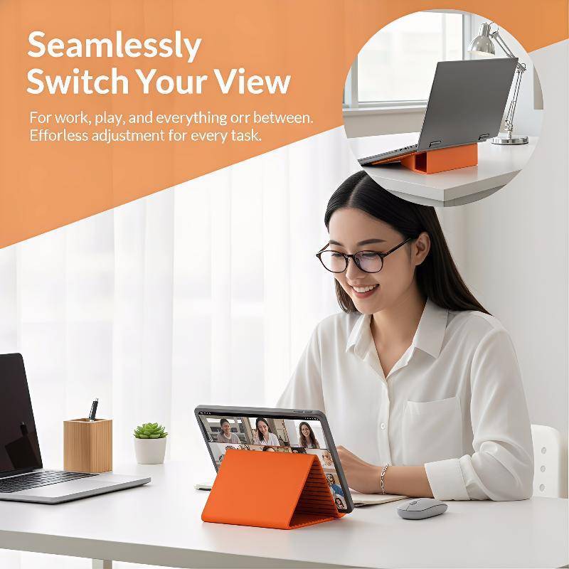 Suporte Para Telefone Chuaniaji Dobrável Multifuncional Ajustável Em Ângulo Arbitrário Mesa Universal Smartphones De 4 A