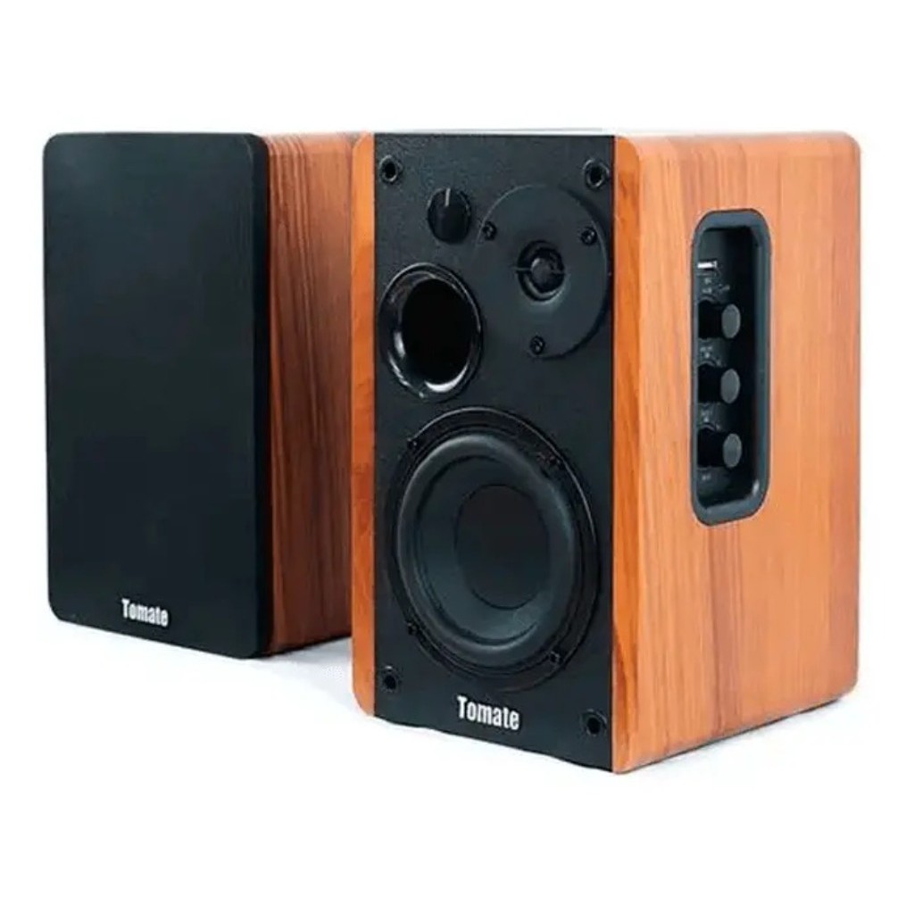 Caixa De Som Bluetooth Tomate Mts-2026 100w Rms Entrada Óptica Rca Preto 127/220v