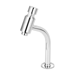 Torneira Automática Lavatório banheiro Mesa Metal Luxo Cromo Prateado Pia Lavatorio Moderno