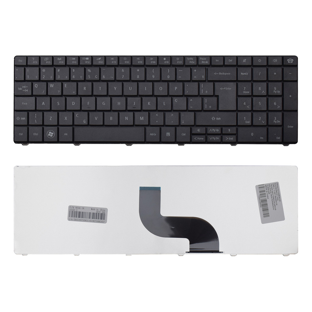 Teclado para Notebook Gateway Part Number NSK-ALB0S