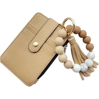 Chaveiro BohoStyle com Contas e Franjas, Chaveiro Elegante com Contas para Mulheres e Meninas.
