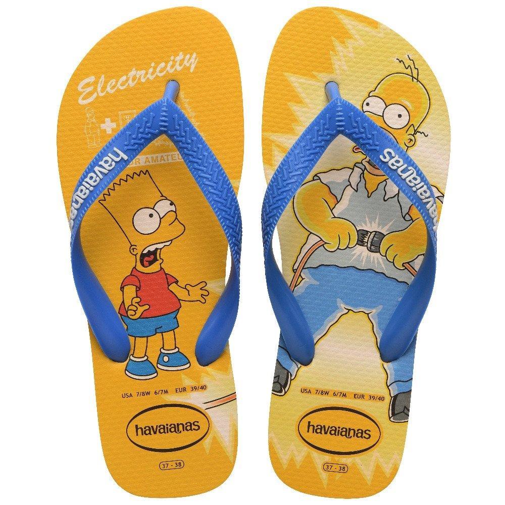 Havaianas Simpsons Amarelo Caja