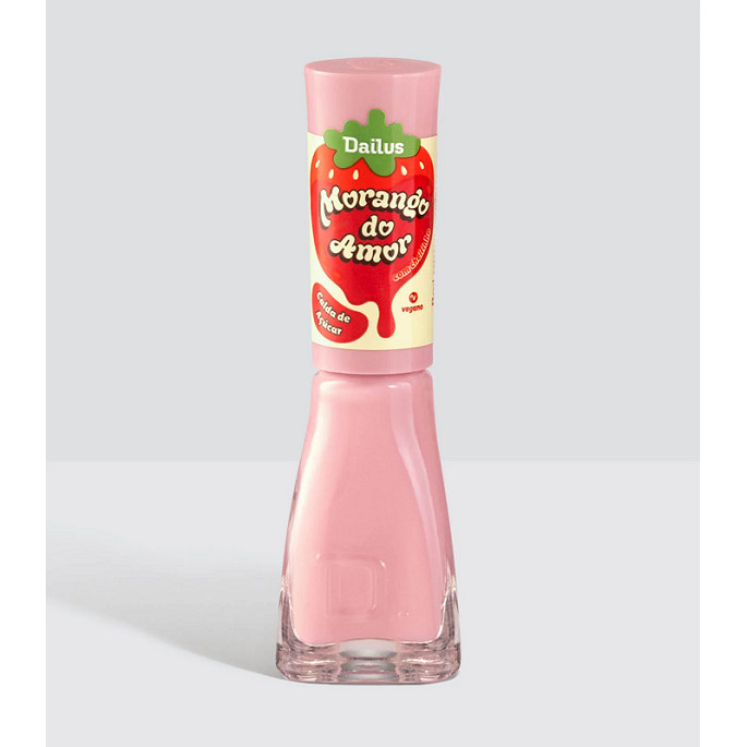 Esmalte Dailus Morango Do Amor - Calda De Acucar