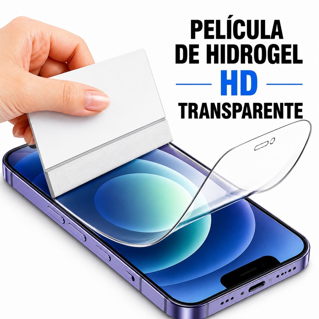 Kit 3x Película Para Xiaomi de Hidrogel HD Poco X5 Pro X6 F6 X4 X3 NFC M6 Pro M
