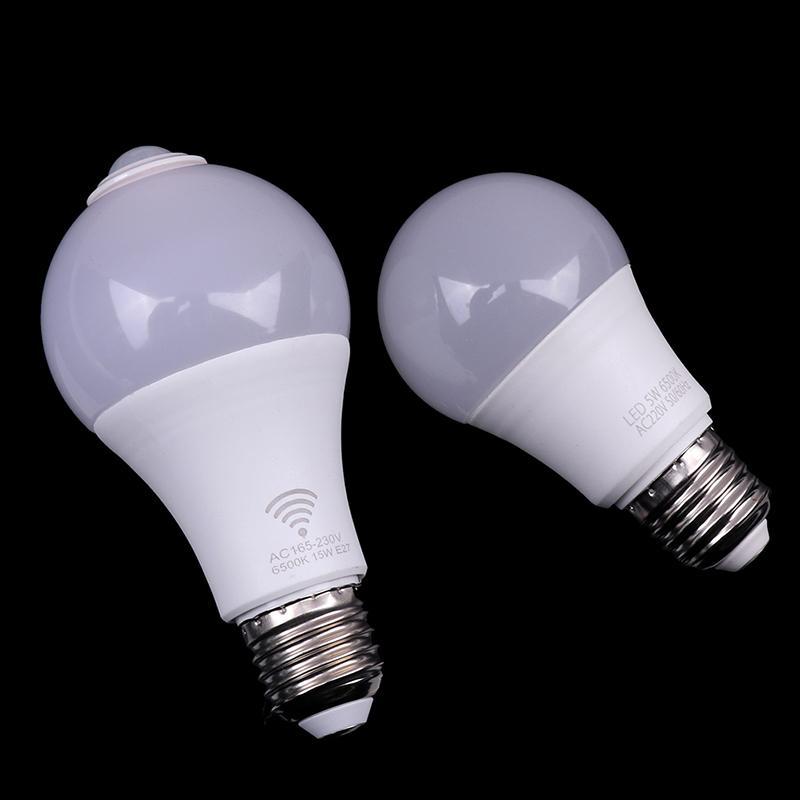 risela E27 PIR Sensor De Movimento Lâmpada LED Com Detector Luz Noturna BR
