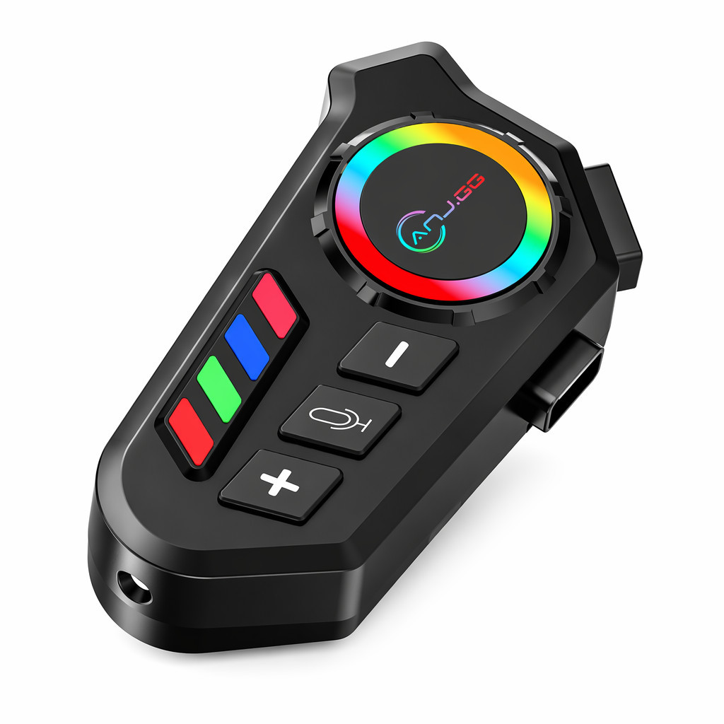 Kit Fone Bluetooth para Capacete com Dois Alto-Falantes 40mm Rádio e Assistente de Voz