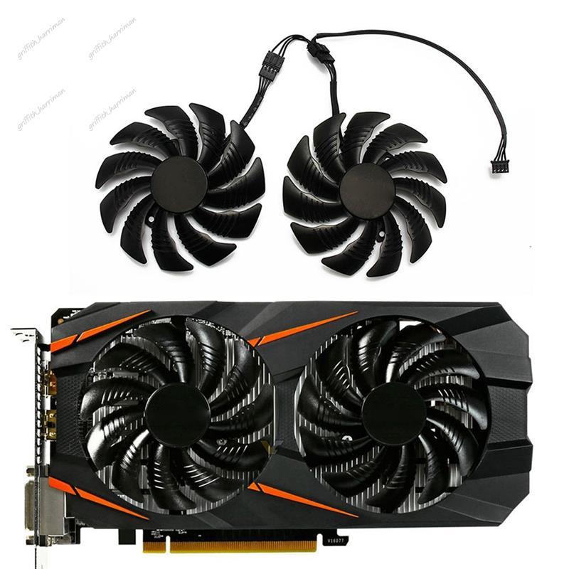 Ventilador De Placa Gráfica GPU Cooler De 88 Mm Para REDEON AORUS RX580/570 GV-RX570 RX580AORUS (2 Peças)