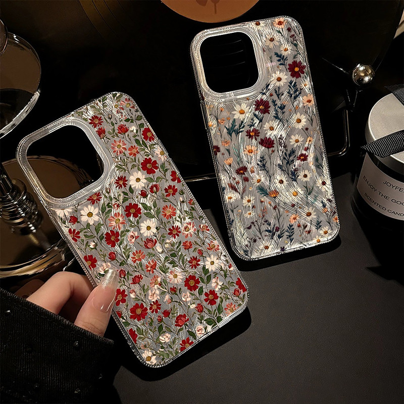 Retro Lindas Flores Caso Para Samsung Galaxy A57 A56 5G A55 A54 A36 A17 A07 A06 A26 A73 A35 A14 A23 A37 A72 A52 5G A24 A