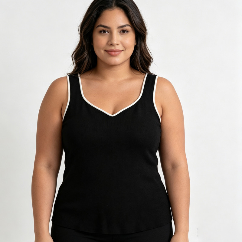 [Roupas femininas plus size] Colete Casual solto 150kg pode usar 150kg Roupas femininas plus size Fat mm Moda versão cor