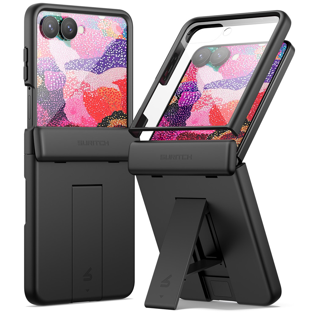 Capa Magnética SURITCH Para Samsung Galaxy Z Flip 8 Com Protetor De Tela Proteçã