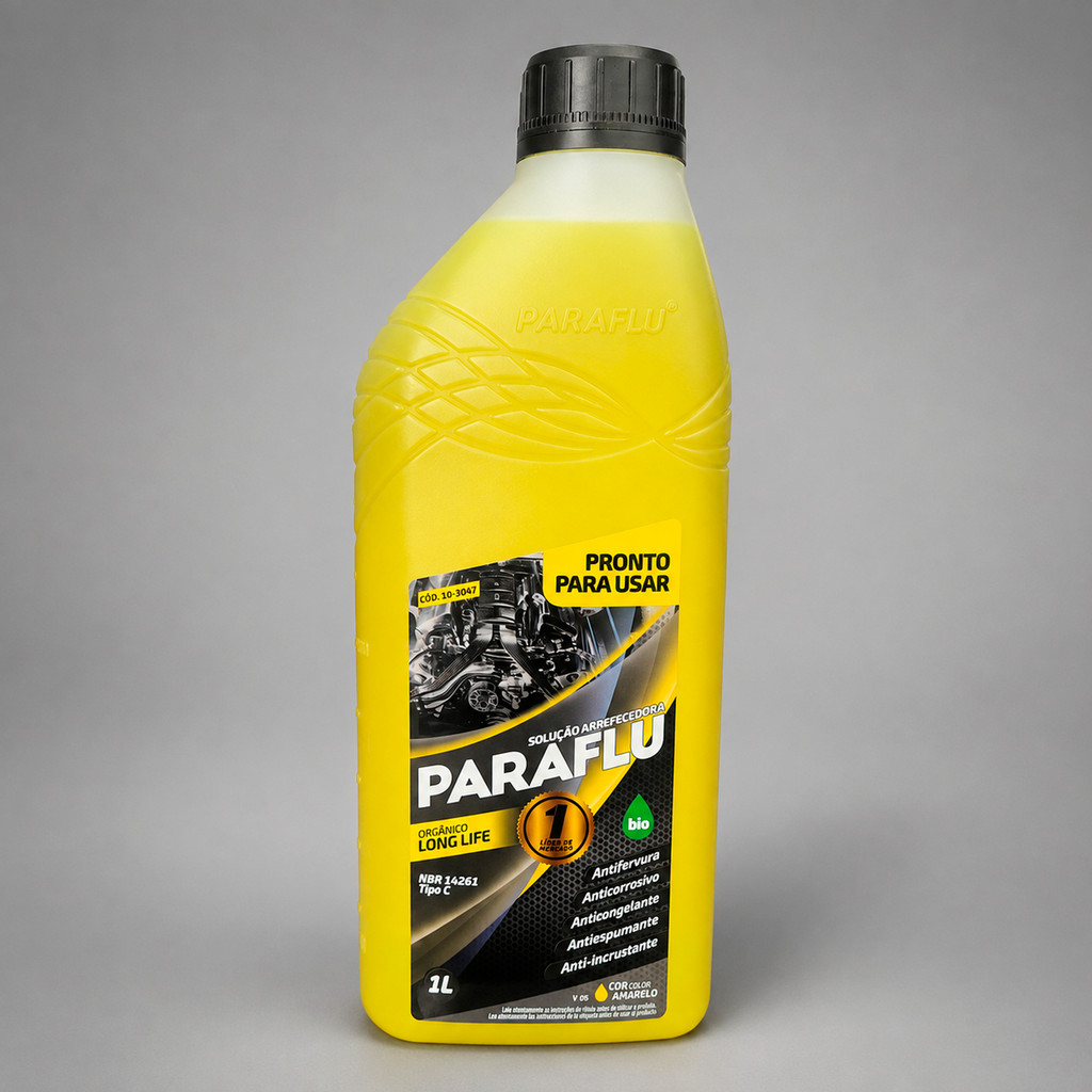 Aditivo Rad 1L Amarelo (Glicol) -PRONTO PARA USO - Paraflu - 10-3047