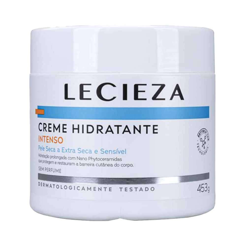 Creme Hidratante Lecieza Intenso Pele Seca a Extra Seca e Sensível 453g