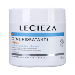 Creme Hidratante Lecieza Intenso Pele Seca a Extra Seca e Sensível 453g