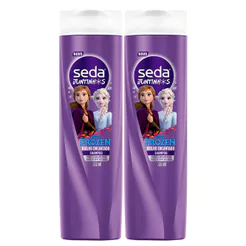 Kit 2 Shampoo Infantil Seda Juntinhos Frozen 300ml