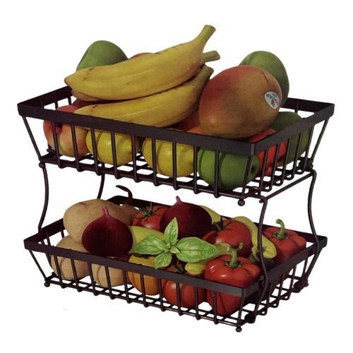 Organizador Metalico Multiuso Suporte Frutas Legumes Cozinha