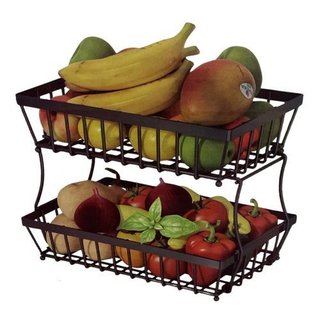 Organizador Metalico Multiuso Suporte Frutas Legumes Cozinha