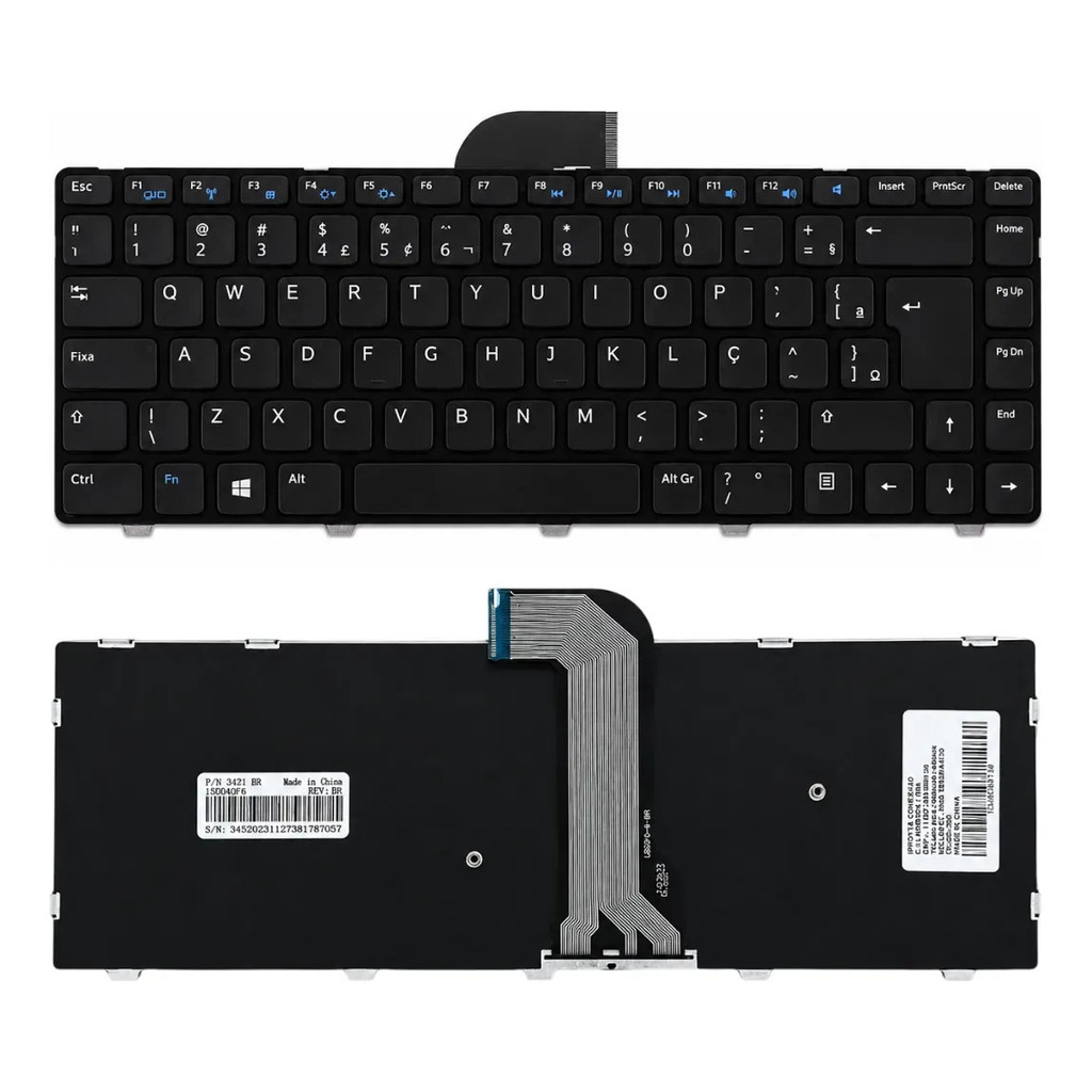 Teclado Notebook Dell Inspiron 14 3421 5421 Abnt2