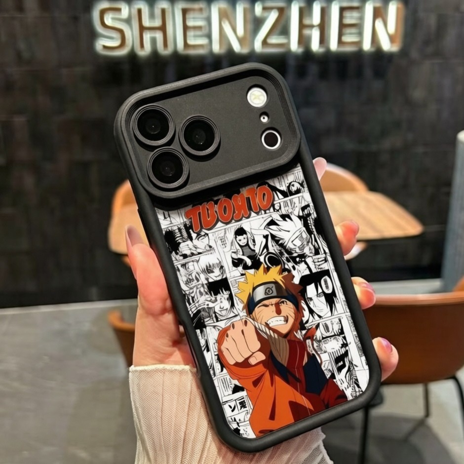 Capa Samsung A36 A56 A55 A54 A53 A52 A52S A50 A51 A71 A72 A50S A30S Capa Protetora Anti-queda de Naruto (Naruto Uzumaki)