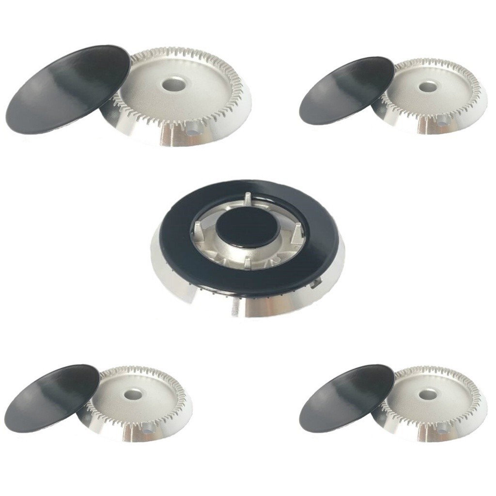 kit 5 bocas completas fogao electrolux 76dtb 76stb 76srb 76stx 76tbe