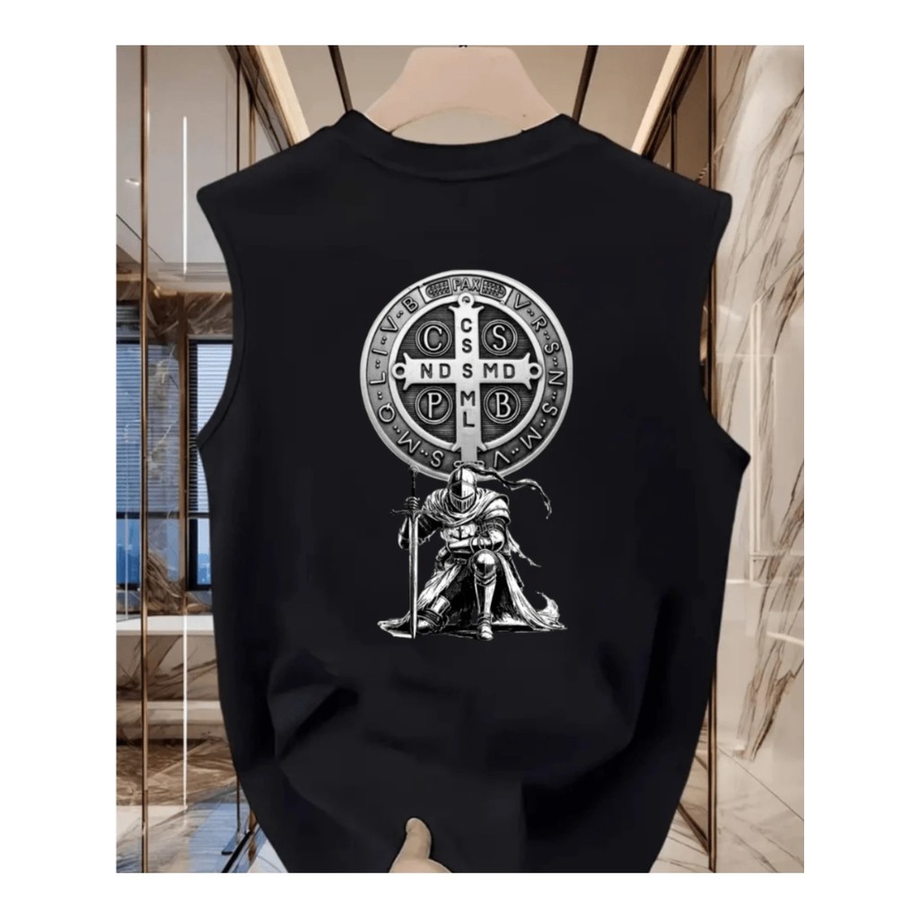 Regata Oversized Camisa Cavada Machão Streetwear Malha premium 100% Algodão Gola Redonda