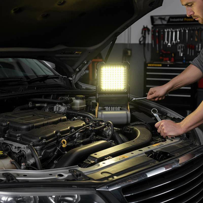 Nignji LED Luz De Trabalho Super Brilhante Longa Duração Portátil 1PC Forte Para Aventura Ao Ar Livre Garagem Reparação 